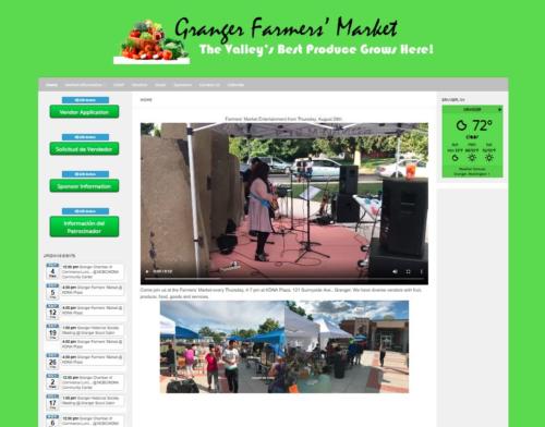Granger Farmers Market Website