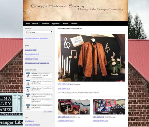 Granger Historical Society Website