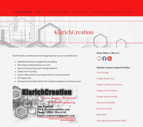 KlarichCreation Website